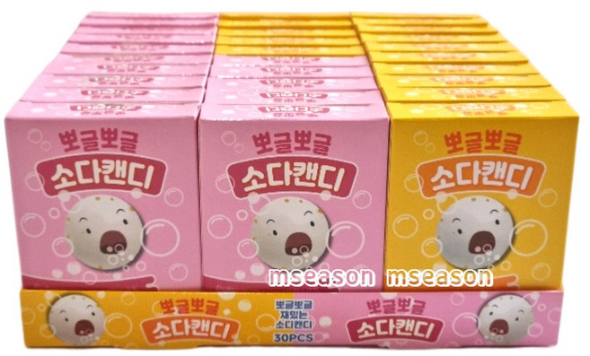뽀글뽀글 소다캔디 12g 한통, 30개