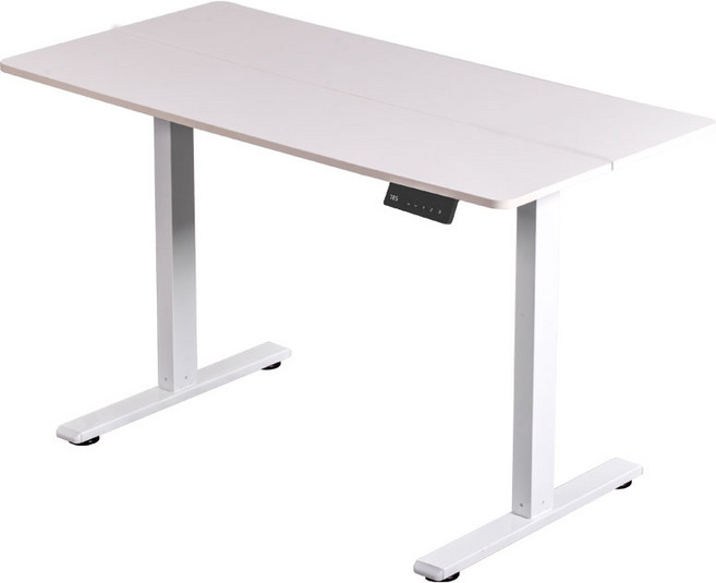 [모션데스크] 에블럼 싱글 모터 높이 조절 책상 1100 (상판 포함) 책상 공부 사무 높이 조절 서서 일하는 책상 전동 모션데스크 높이 조절형, 블랙