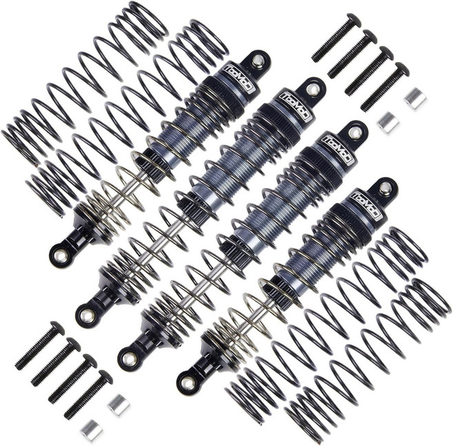 아르마 폰 3S2S 0 빅 록 그라 SENTON 교체 부품 업그레이드용 005mm RC 오일 쇼크 업소버 보어 댐퍼블랙, Blue