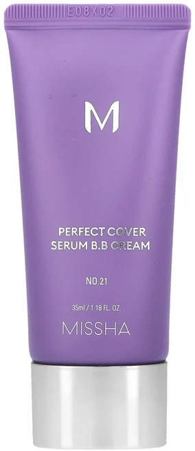 건강챙기세요 Missha 퍼펙트 커버 세럼 BB 크림 21호(라이트 베이지) 35ml(1.18fl oz) 백살까지오래오래, 35ml, 1개 - 쿠팡