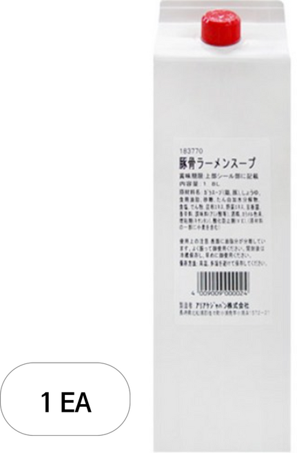아리아케 돈꼬츠라면스프, 1.8L, 1개