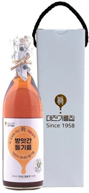 국산들기름 선물세트, 1세트, 350ml