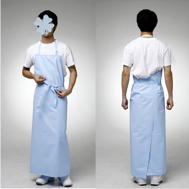 메디코 목욕앞치마 방수앞치마 노인 환자목욕, 블루(사이즈 L), 1개