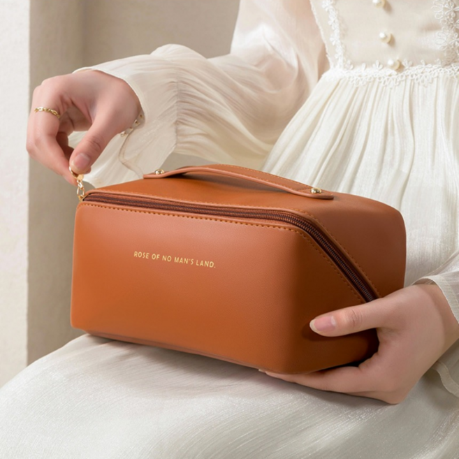 대용량 여행용 화장품 휴대용 방수 메이크업 파우치