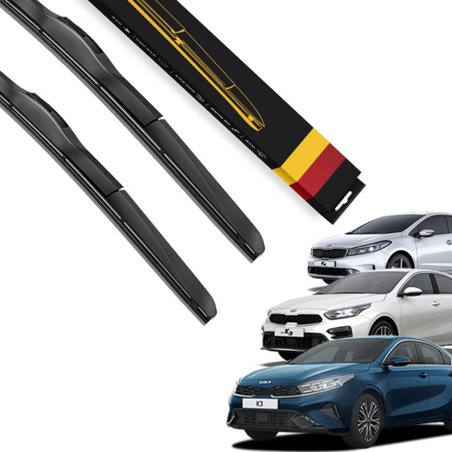 1+1 기아 K3 올뉴 더뉴 GT 구형 전차종 와이퍼 호환 순정형 하이브리드 와이퍼블레이드, SW-올뉴/더뉴 K3/GT(18-현재)650+400