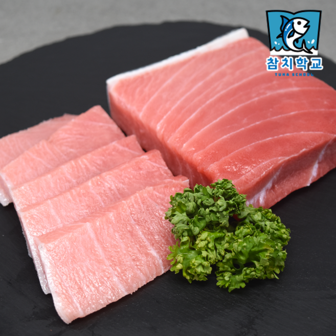 참치학교 참다랑어 중뱃살 주도로 200g 손질완료 혈제거 참치회 참치초밥 참치뱃살, 1개