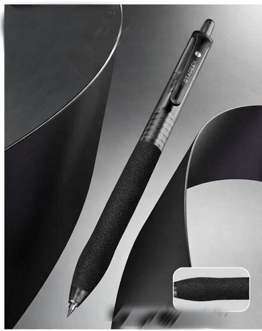 국내입고 STAGEEK 스테이지크 젤펜 스테이지크 볼펜 0.5mm 1개입, 1개, 블랙