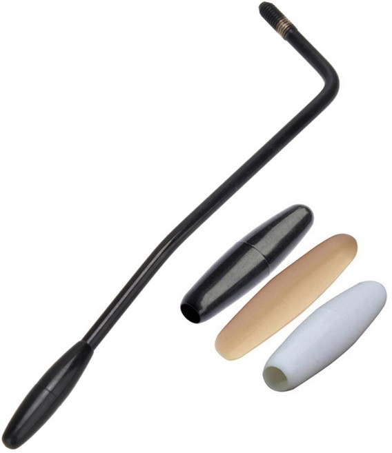 5MM/6MM 일렉트릭 기타 핸들 Fender Squier Strat 5mm 블랙/화이트 팁 트레몰로 암 Whammy Bar, [05] Black 6mm set, 1개