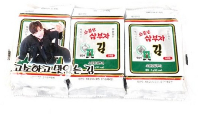 삼부자 도시락김 5 g 3개입, 15g, 24개