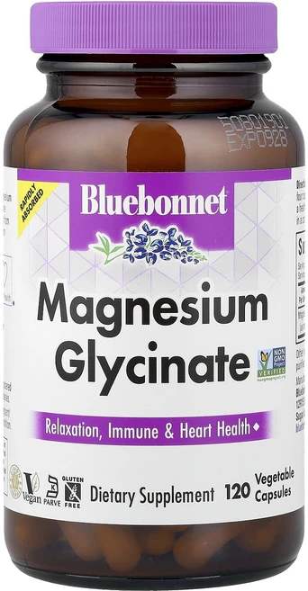 블루본넷뉴트리션 마그네슘 글리신산 120 베지캡슐, 120정, 6개 - 쿠팡