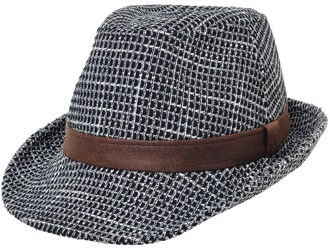 BMF018.격자 남자 페도라 중절모 봄 여름 중년 신사 외출 모자