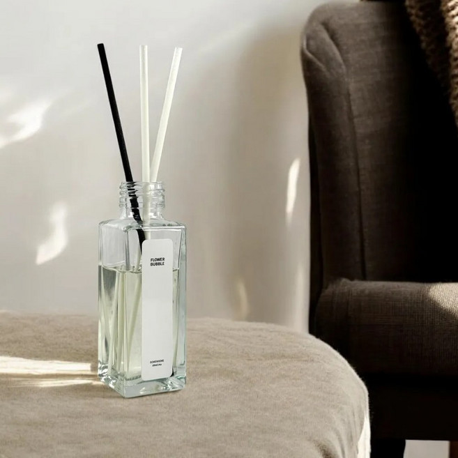 라벤더 잠잘오는 숙면/수면에 좋은 불면증에 좋은향 천연 아로마 디퓨저 디퓨즈 디뷰져, 1개, 100ml, FOREST LIBRARY(포레스트), 스틱20cm(화이트5블랙5)