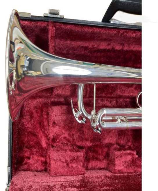 가키 트럼펫 YTR-4325GS 실버 마우스 피스 악기 하드 케이스, 한개옵션0, 1개