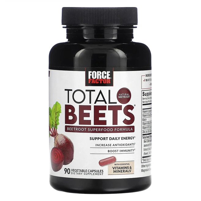 포스팩터 Total Beets 비트루트 슈퍼푸드 포뮬러 90 베지캡슐, 1개 - 쿠팡