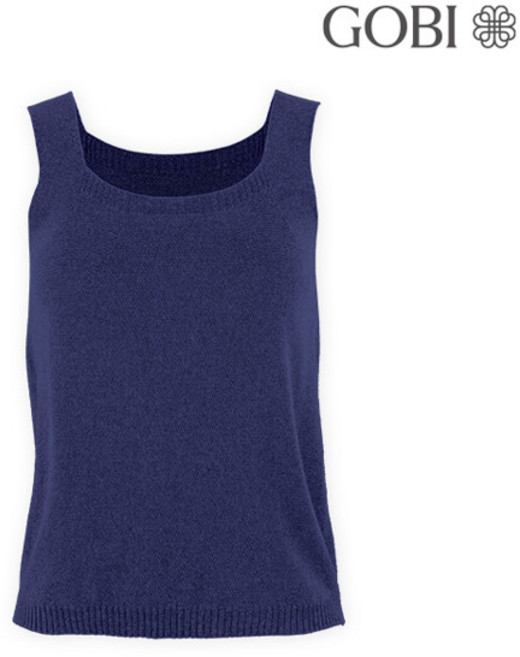 [온라인한정컬러]고비(GOBI) 실크 캐시미어 뷔스티에 니트탑