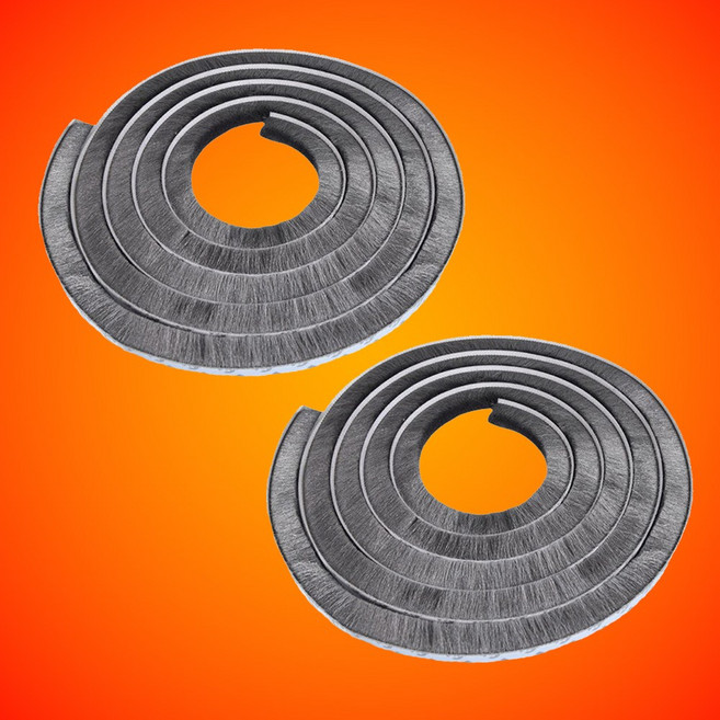 2026년형 슥잠 실내 열유출방지 모헤어 문풍지 2.5M, 9mm, 2개