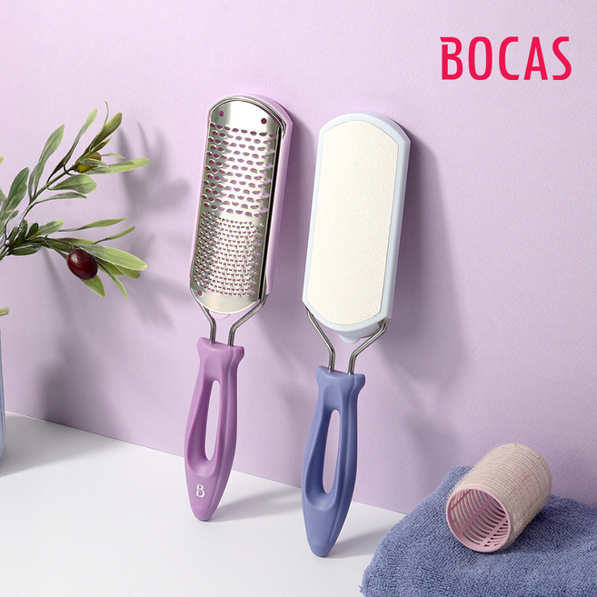 보카스 양면 발 각질제거기 뒤꿈치 굳은살 각질 제거 풋파일 FCT-4000, 4.그린