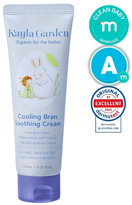케일라가든 쿨링브랜 수딩크림 (쿨링 진정 보습 열감완화 순한 신생아 유기농 수딩), 1개, 120ml - 쿠팡