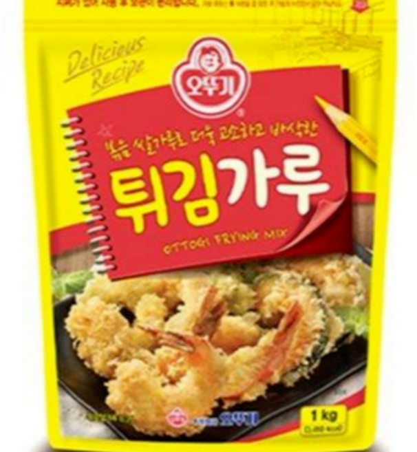 바싹바싹 맛있는 오뚜기 튀김가루, 1kg, 12개