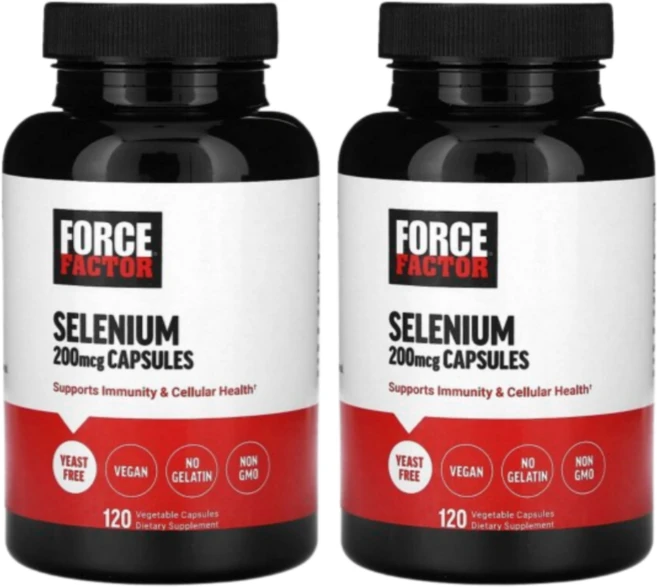 포스팩터 셀레늄 200mcg 120베지캡슐 X 2개, 2개(120캡슐＋120캡슐), 120정 - 쿠팡