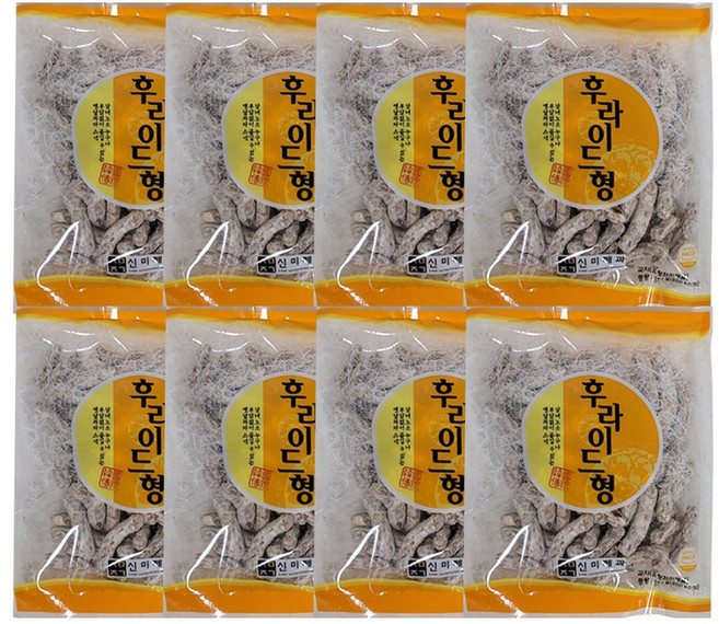 추억의 옛날과자 신미제과 후라이드형 주전부리, 120g, 8개
