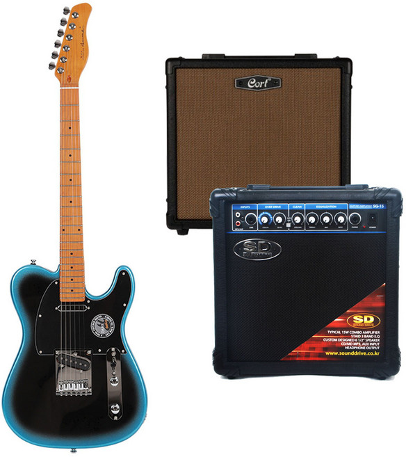 텔레캐스터 일렉기타패키지 앰프포함 QMw15 입문용일렉 전자기타, 단품, 단품, 1개