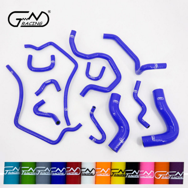호환 1996-2000 Subaru Impreza GC8 EJ20 STi WRX GT Vers 3-6 실리콘 라디에이터 호스 키트에 적합, [05] 파란색