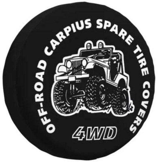 자동차덮개 커버 바디커버 커스텀 익스트림 오프로드 타이어 4WD 4x4 RV 어드벤처 스포츠 스페어 휠 보호대 도요타 랜드 크루저 프라도 14 인치 15, 21) 6 - 14 inch