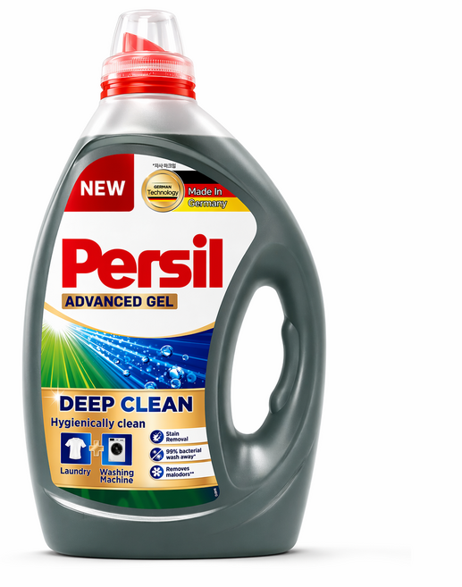 퍼실 어드밴스드젤 세탁세제 4L 수퍼사이즈 독일수입품 액체, 1개