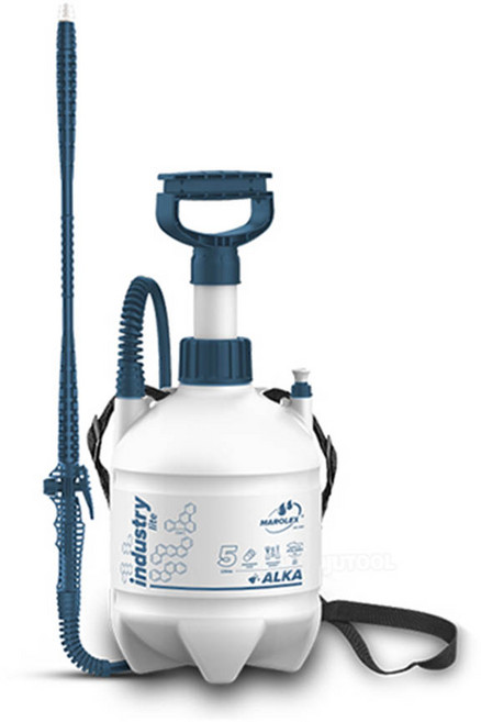 마로렉스 인더스트리 라이트 알카5 알칼리 특화 5L 어깨걸이 압축분무기, 1개