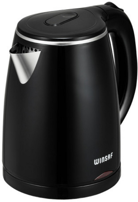 전기포트 1L WTK-1011 윈세프 무선 미니 주전자 스텐 커피포트기, WTK-1011B 블랙