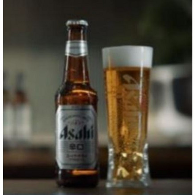 아사히슈퍼드라이 맥주잔 270ml 420ml, 1개