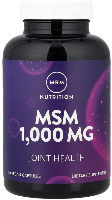 MRM Nutrition MSM 엠알엠 뉴트리션 식이유황 1000mg 120비건 캡슐, 1개, 120정 - 쿠팡