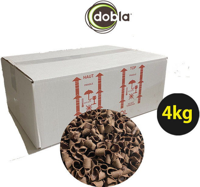 벨기에 데코초콜릿 다크블로섬 초콜릿 다크블라섬 벨기에산 dark blossom 다크블러썸 다크초콜릿컬 다크블로썸 다크초콜릿장식 케익장식 음료토핑, 1개, 4kg