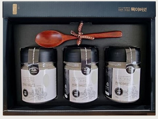 국내산 무농약 목이버섯 건 흰목이버섯 분말 선물세트 (100g x 3개)