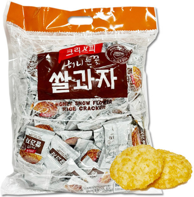 크리스피 허니눈꽃 쌀과자, 920g, 1개