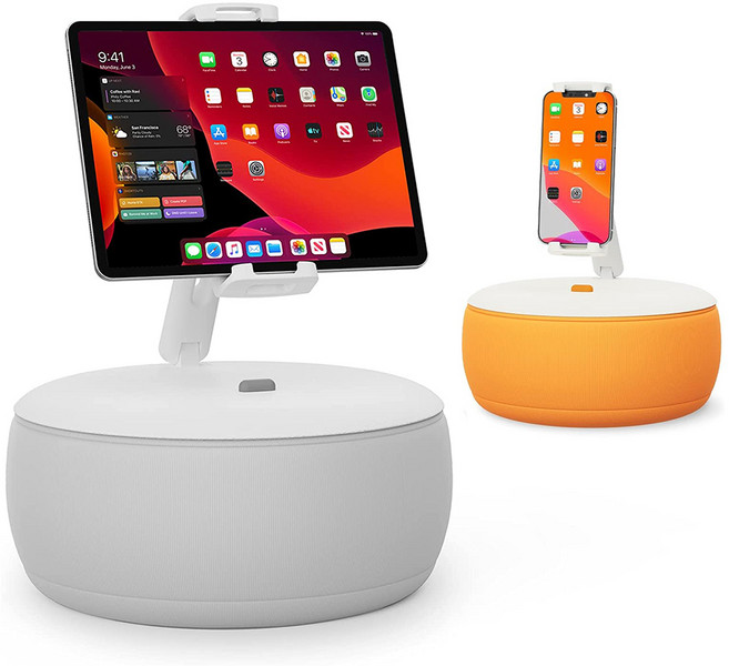 스틸리 핸드폰 태블릿 침대 누워서 쿠션 거치대 STEELIE-U3, 스틸리 쿠션 거치대 - U3 (그레이), 1개