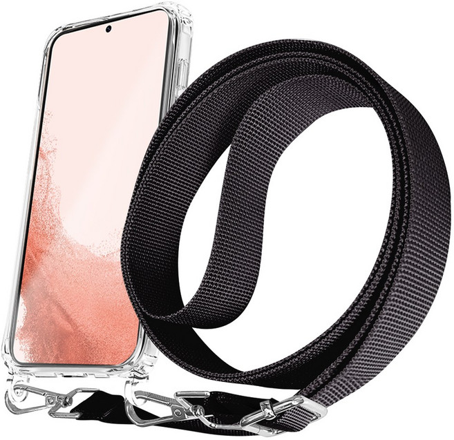 더조은셀러 세이프링 와이드스트랩 목걸이 케이스 크로스