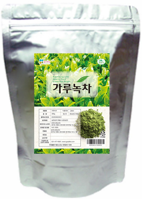 준푸드앤티 가루녹차, 300g, 1개입, 1개