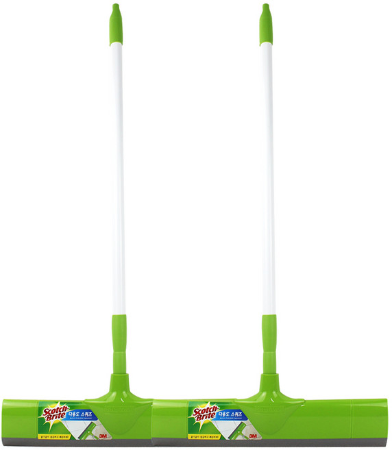 3M 다용도 스퀴즈 롱핸들 물기제거, 단일, 2개