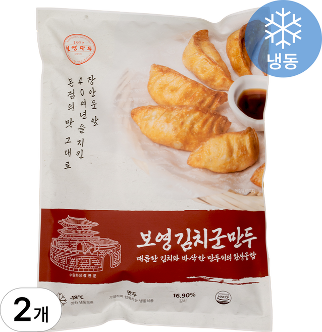 보영만두 김치군만두, 480g, 2개