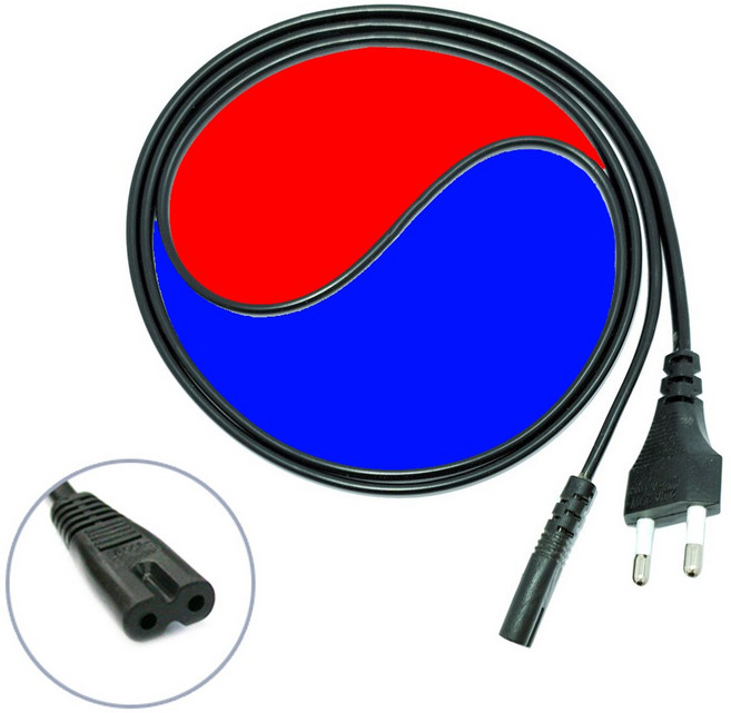 신성 국산 8자 전원 파워 케이블 220V 전선 1.4M, 1개
