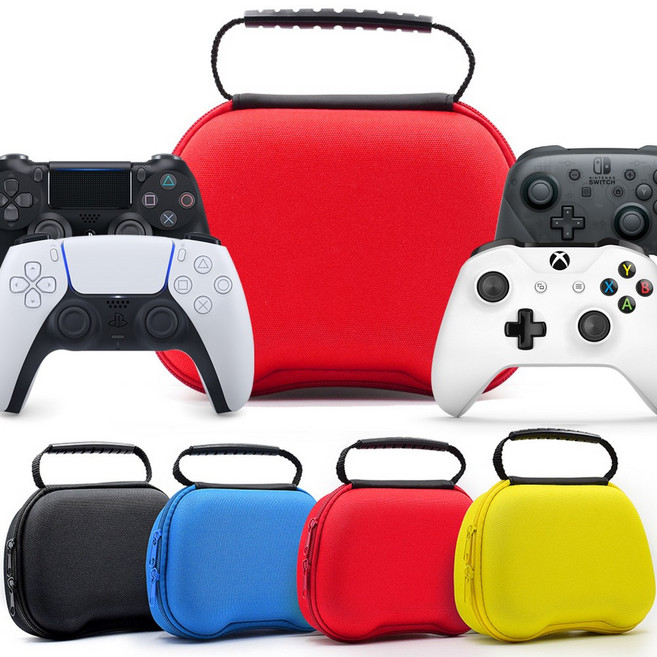 프로콘2 케이스 파우치 게임패드 듀얼센스 엑박패드 컨트롤러 호환, 레드, 1개