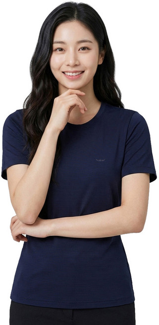 아소트 여성 여름 냉감 쿨티셔츠 프리미엄 기능성 라운드 반팔티 골프 등산 작업복 흡습속건
