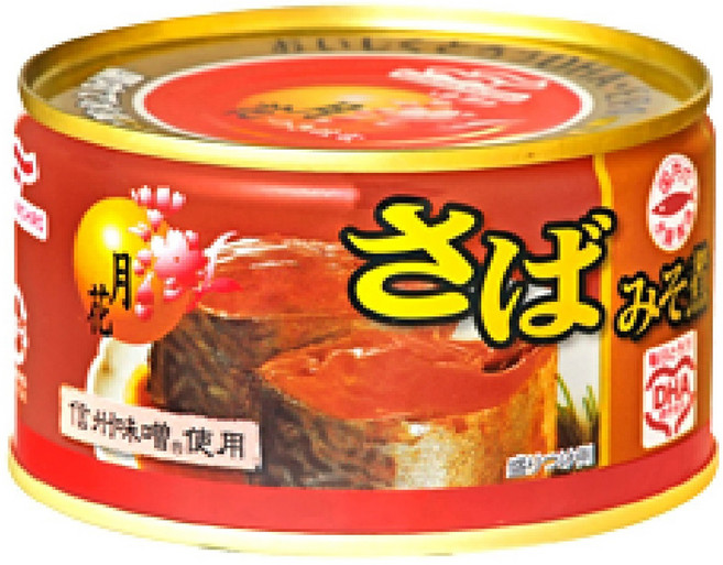 Maruja 日冷 月花 味噌鯖魚罐頭, 200g, 1個