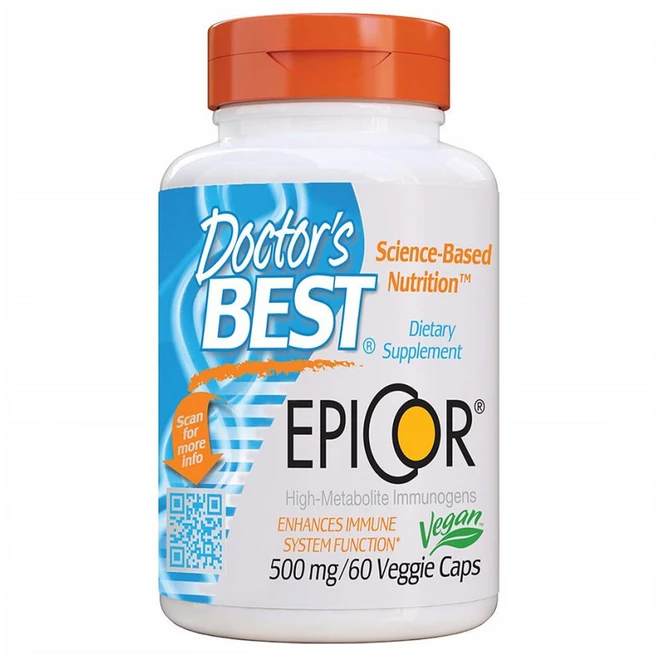 닥터스 베스트 에피코르 500mg 60정 베지캡슐, 1개 - 쿠팡