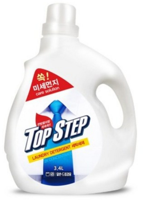 탑스텝 미세먼지 케어 고농축 세탁세제 3.4L, 5개