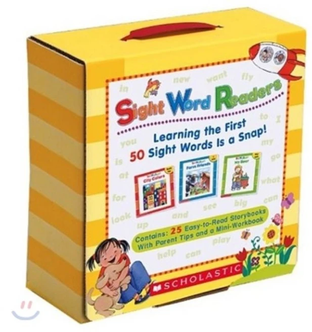 Sight Word Readers:Learning the First 50 Sight Words is a Snap! [With Mini-Workbook], Scholastic - 쿠팡