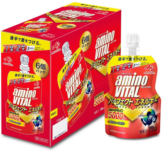 아미노바이탈 젤리드링크 퍼펙트에너지 5000 자몽맛 130g x 6개, 6세트