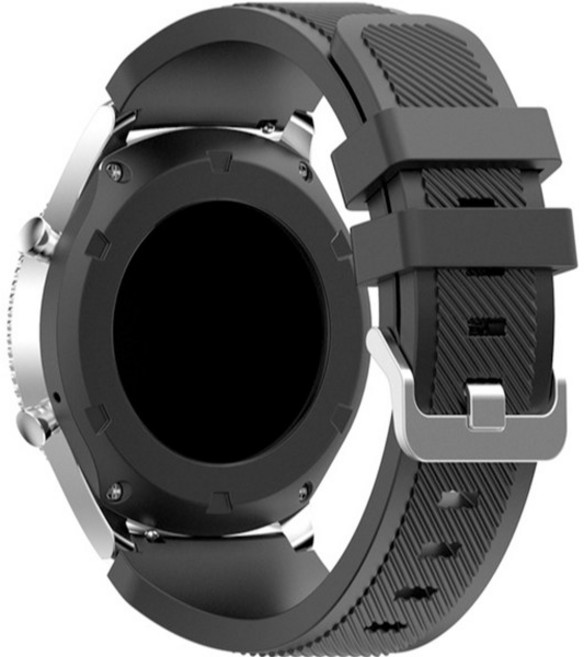 갤럭시워치 스포츠 젤리 스트랩 22mm, 블랙, 1개